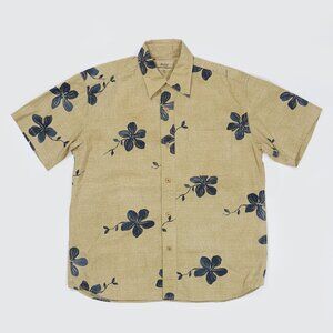 Kansai Yamamoto Floral Print Button-up shirt/ Summer/ Designer/ Vintage
